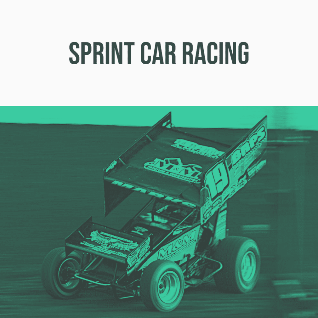 The image is of a "Sprint Car Sound Effects Library" on Sonniss, ideal for capturing the high-speed excitement of racing.