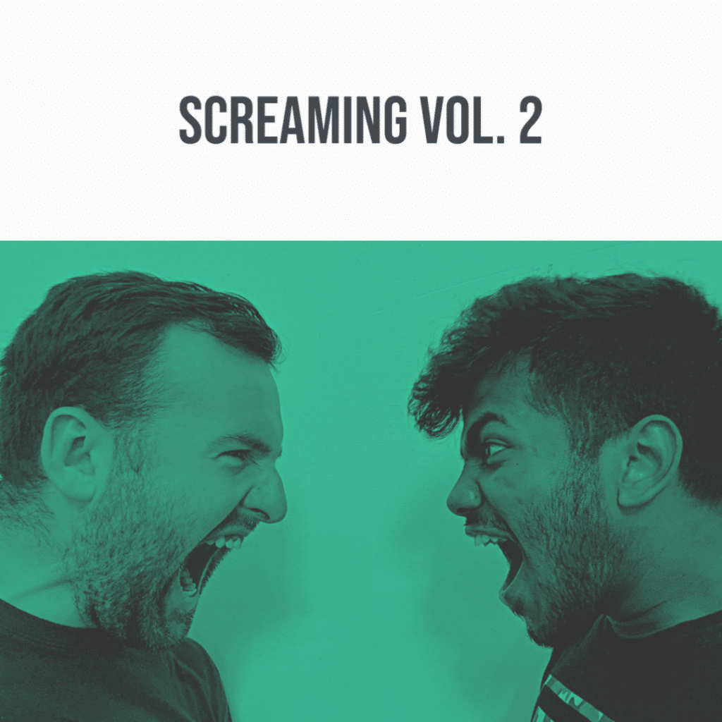 Image of a sound effects library on Sonniss: Two men shouting, perfect for scream and yelling SFX needs.