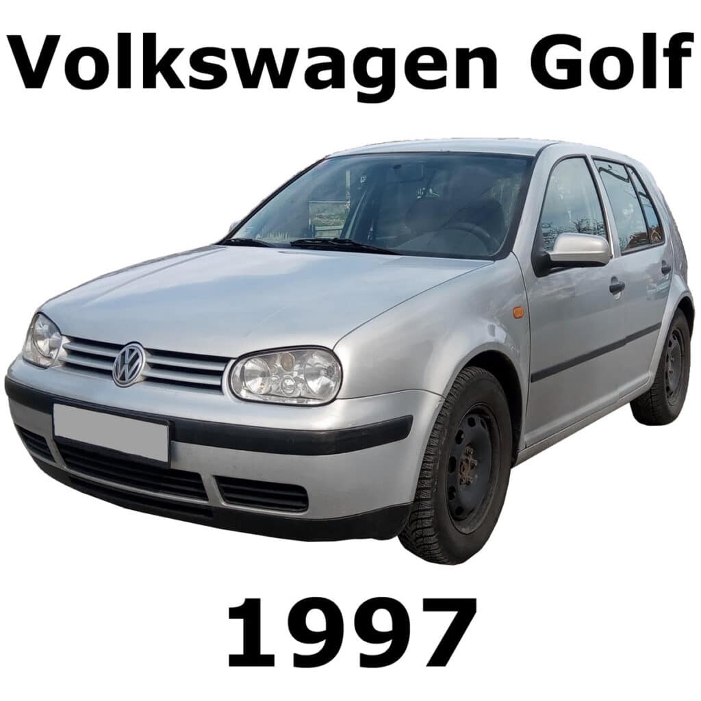 A 1997 Volkswagen Golf sound effects library on Sonniss: capture realistic car sfx with this compact car image.