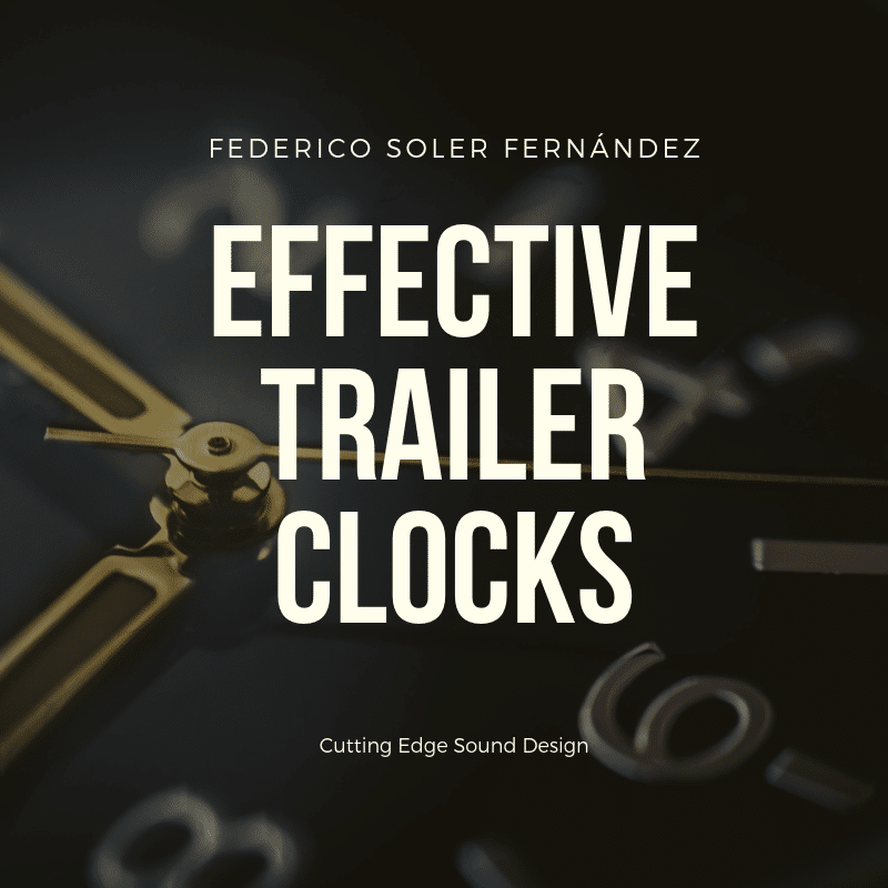 Close-up of clock hands & numbers on Sonniss: Discover "Effective Trailer Clocks" in our premium sound effects library.