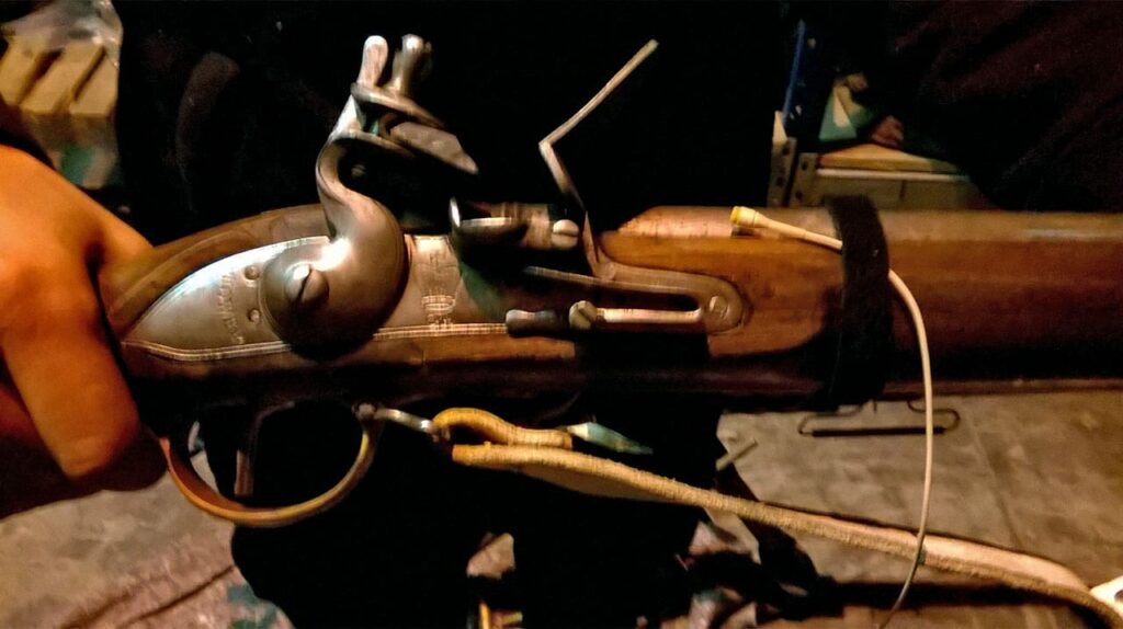 An image of a sound effects library flintlock musket at Sonniss—perfect for historical firearm sfx and period weapon sounds.