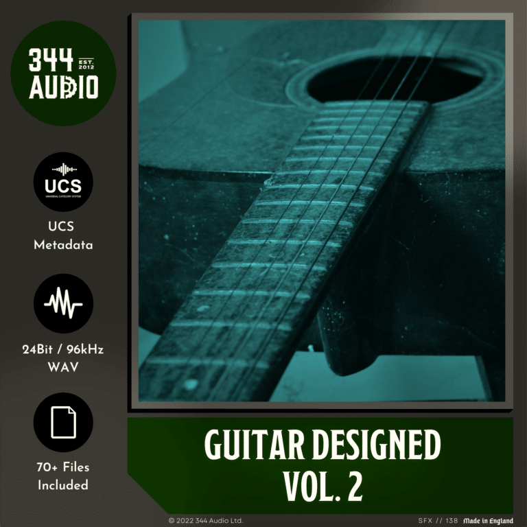 Guitar Designed Vol. 2 - Royalty Free Sound Effects Library | SONNISS