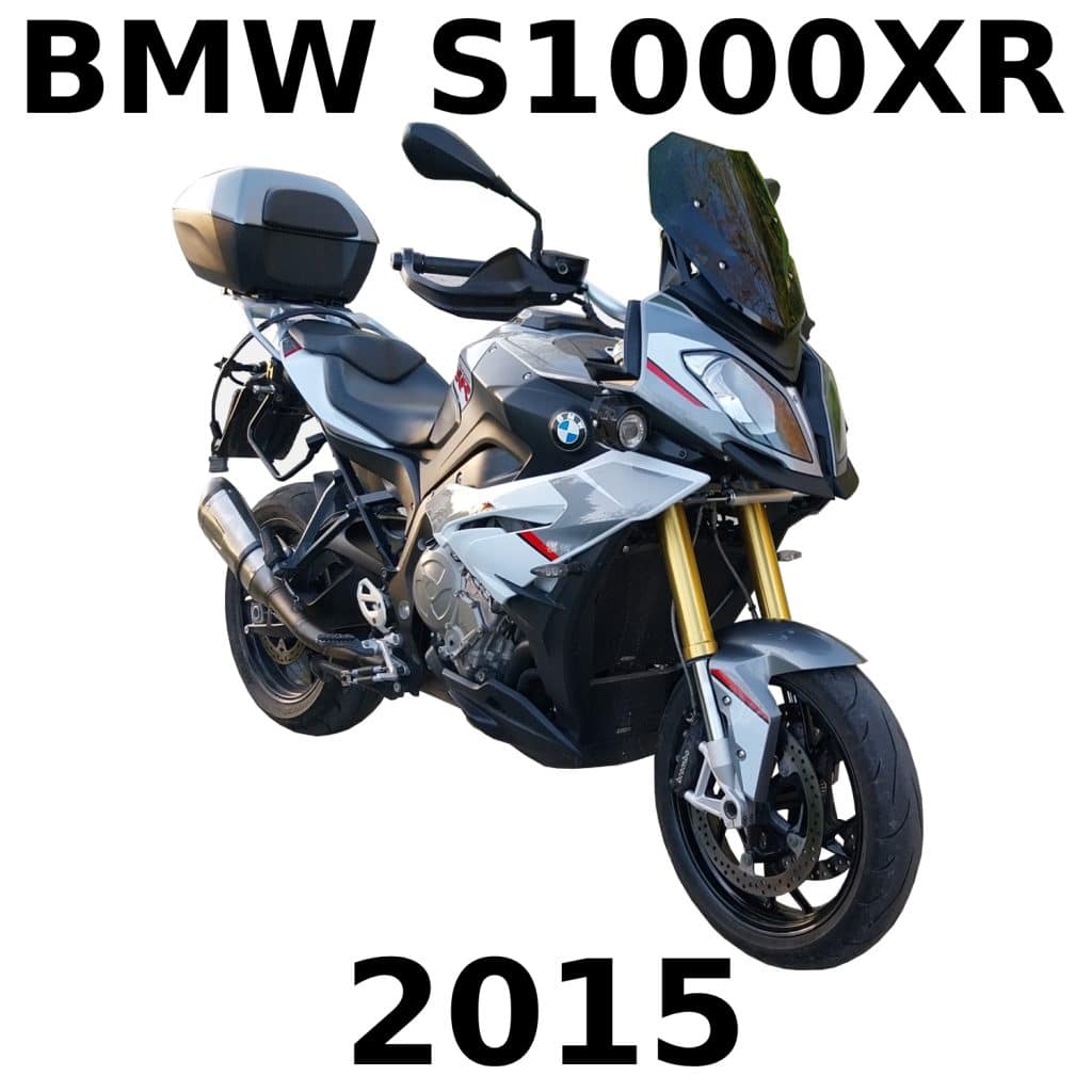 A 2015 BMW S1000XR sport touring motorcycle for sound effects library cover art on Sonniss—ideal for motorcycle sfx.