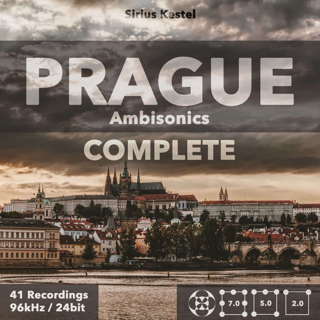 Image of a Prague cityscape in a sound effects library on Sonniss—perfect for Ambisonic city ambiance SFX and historic soundscapes.