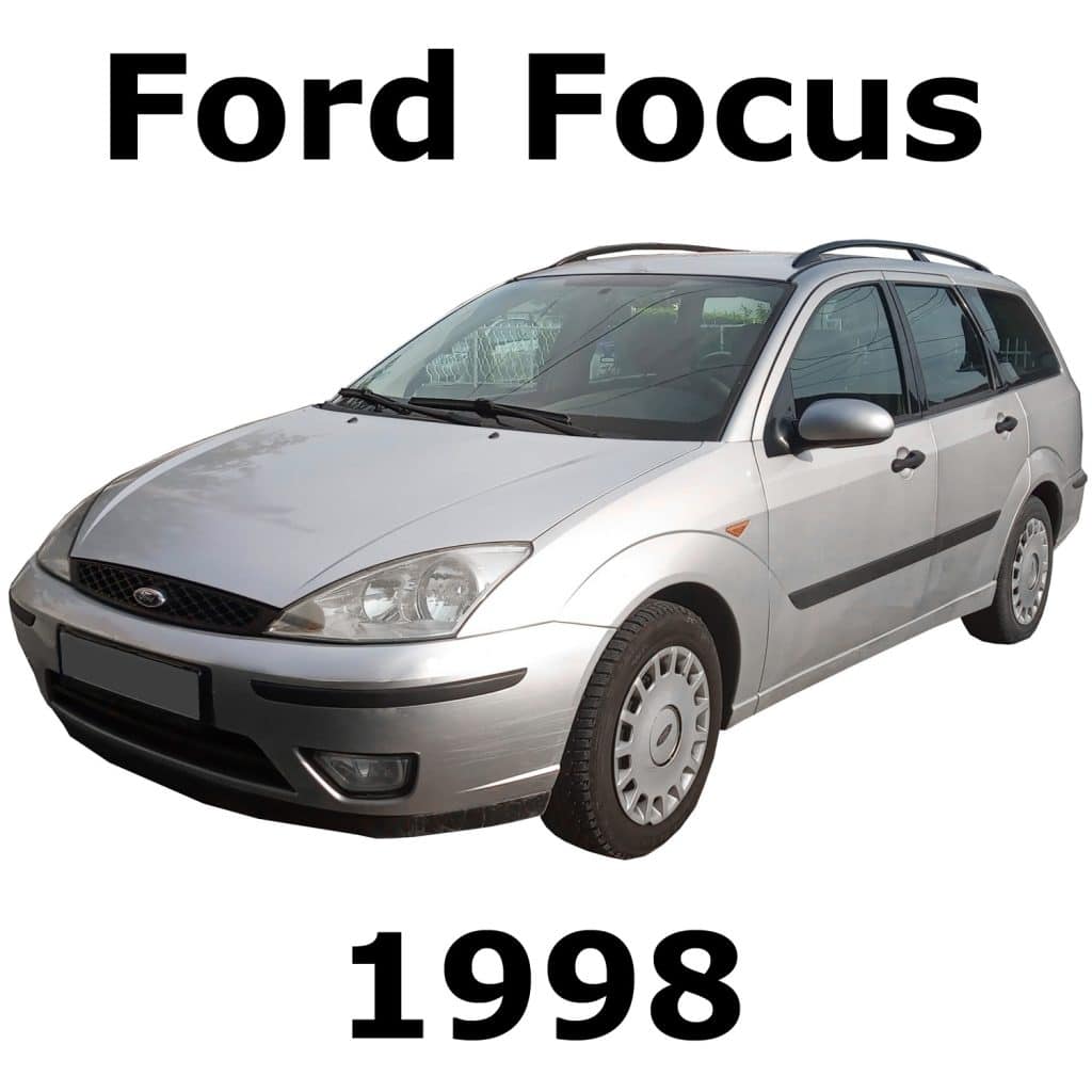 An image of a Ford Focus is displayed on a white background, representing an aspect within the sound effects library on Sonniss.