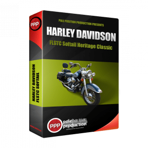 Harley Davidson FLSTC Softail Heritage Classic motorcycle sound effects Library
