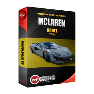 An image of a sound effects library on Sonniss features a silver McLaren 600LT in a promotional box for Pole Position Production.