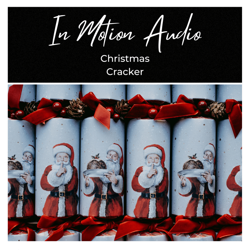 Festive Christmas crackers for In Motion Audio Christmas Cracker sfx library on Sonniss, ideal for holiday sound effects.