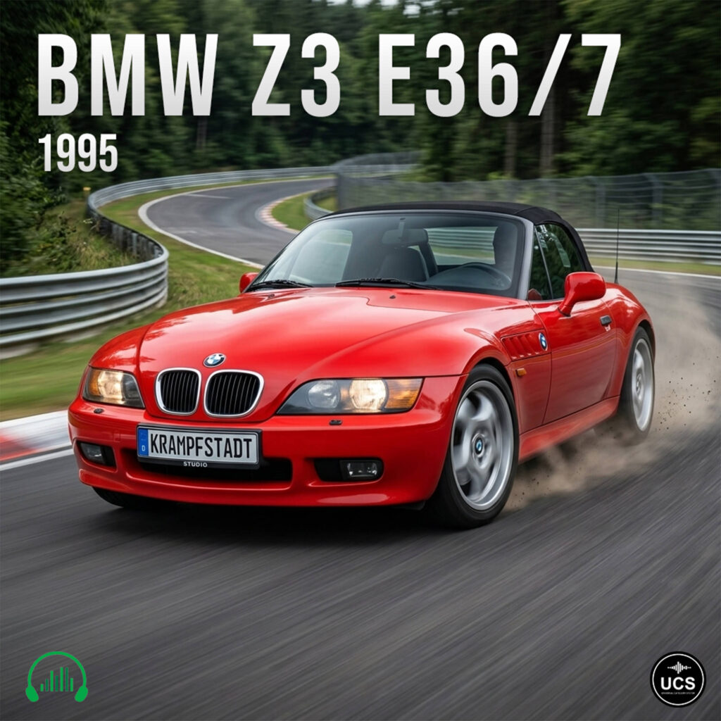 BMW Z3 E36/7 1995 sports car cover art