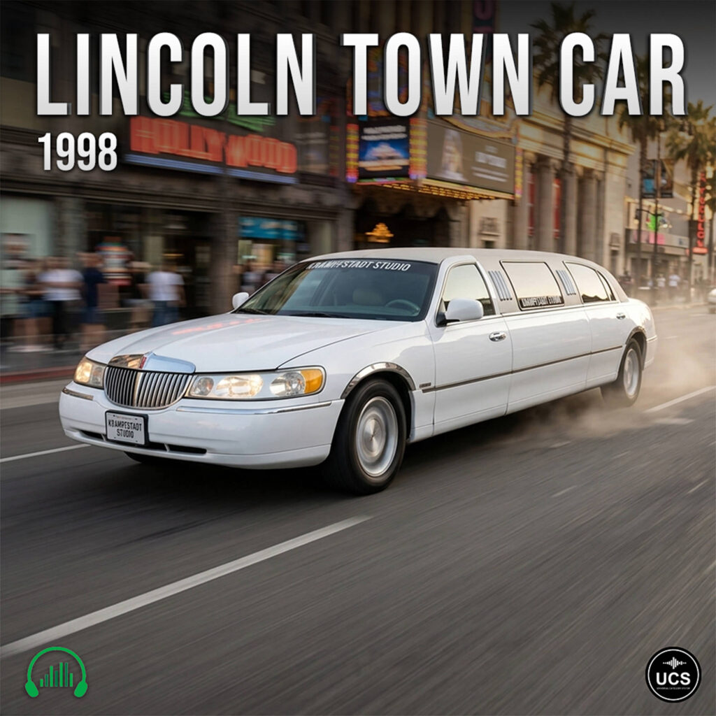 Lincoln Town Car 1998 full size car stretch limousine cover art