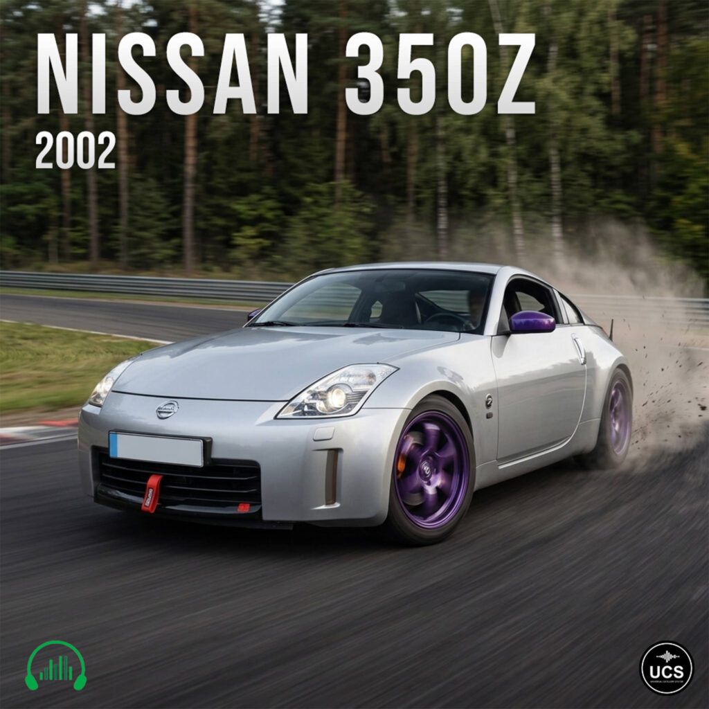 Nissan 350Z 2002 sports car cover art