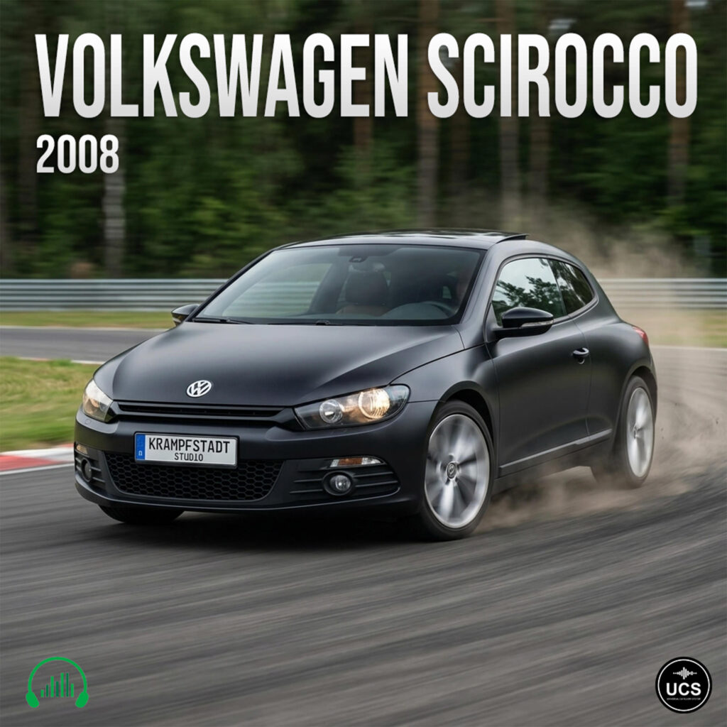 Volkswagen Scirocco 2008 sport compact car cover art